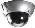 Camera surveillance, digital camera in dome mount